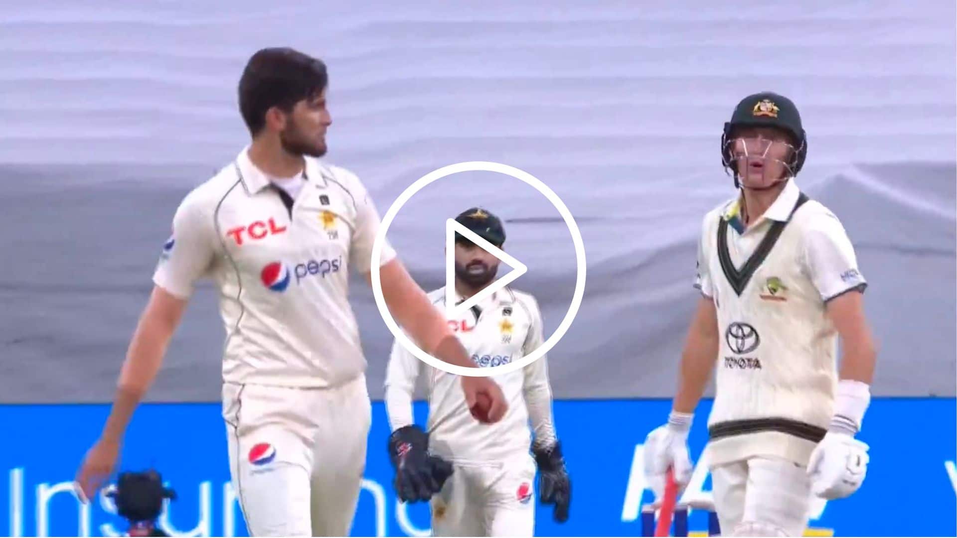 [Watch] Boxing Day Test Heats Up As Shaheen Afridi Exchanges Words With Marnus Labuchagne